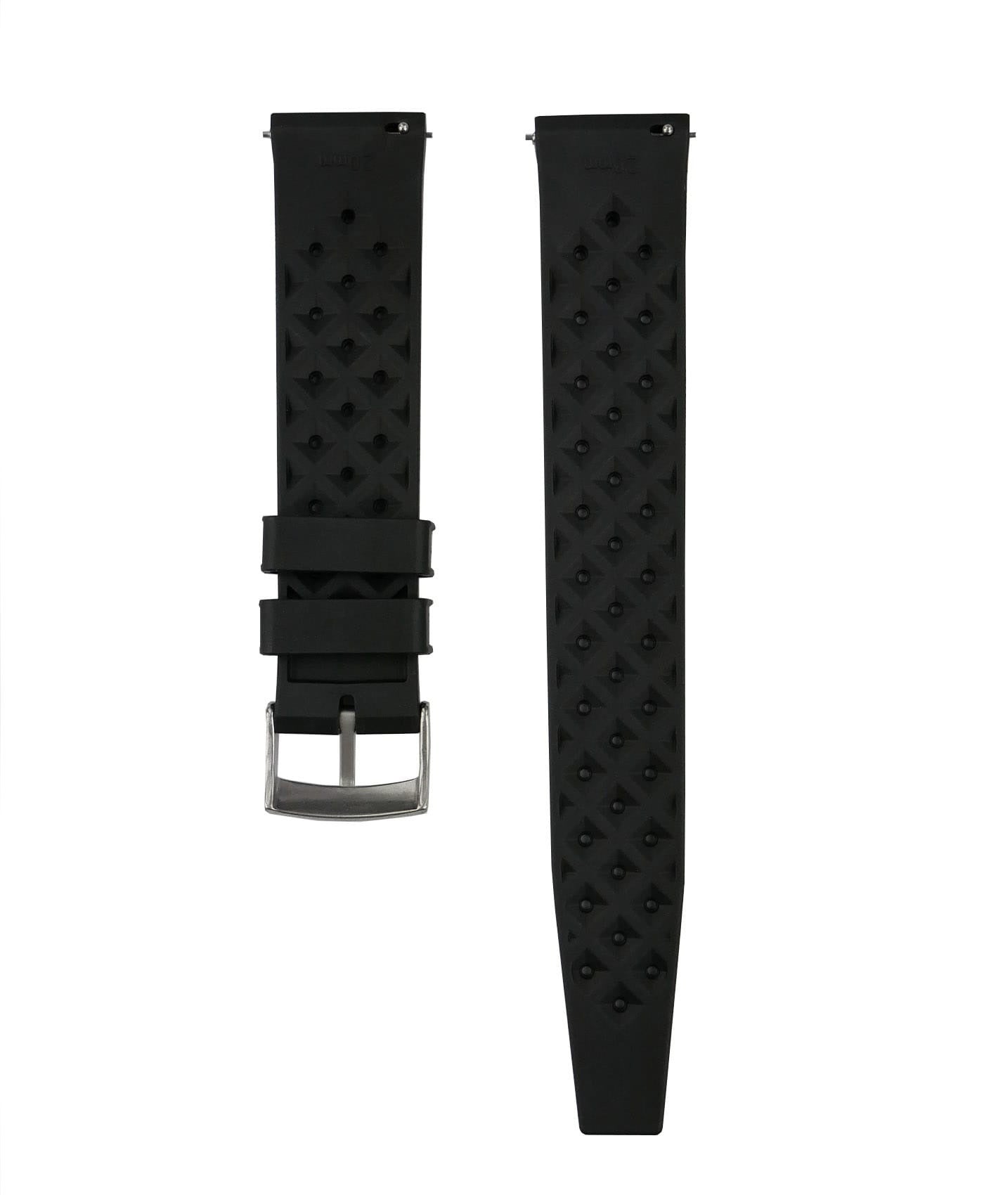 Tropical Style Rubber Watch Strap